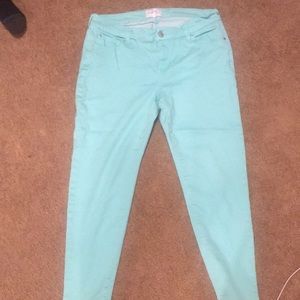 Mint green pants